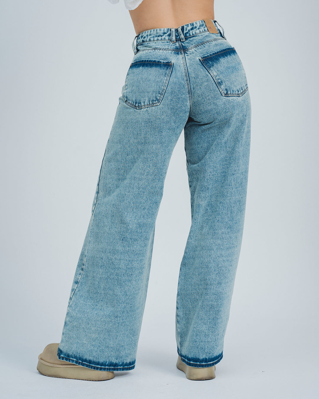 JEAN WIDE LEG TALLE ALTO SALERNO