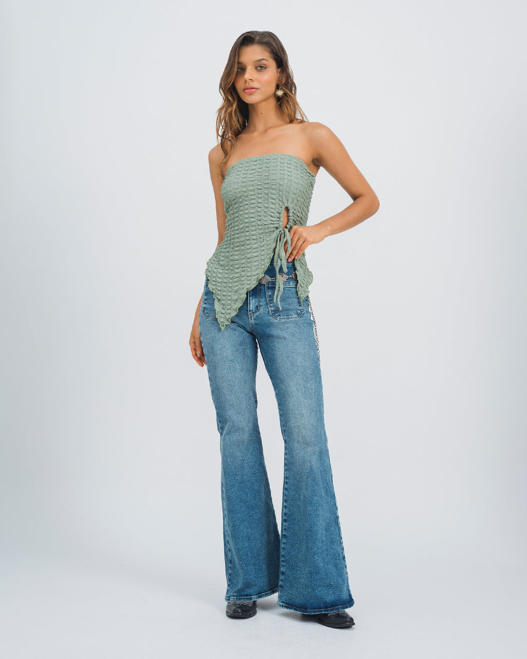 JEAN FLARE TALLE ALTO JULIO