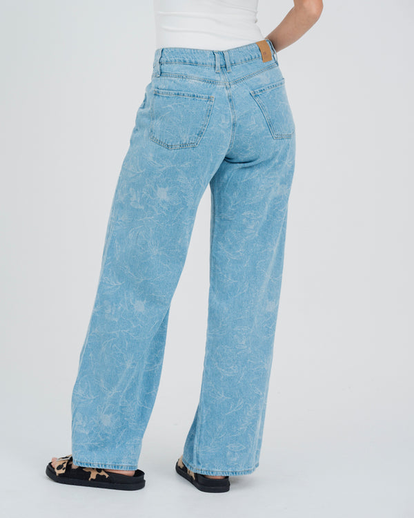 JEAN WIDE LEG TALLE ALTO FARO