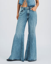 JEAN FLARE TALLE ALTO BRUMARIO