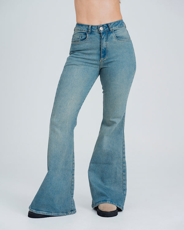JEAN FLARE TALLE ALTO RAGGI