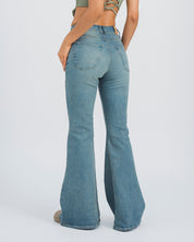 JEAN FLARE TALLE ALTO RAGGI