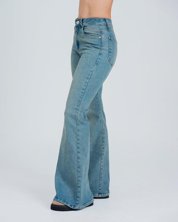 JEAN FLARE TALLE ALTO RAGGI