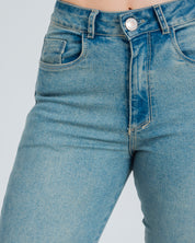 JEAN FLARE TALLE ALTO RAGGI