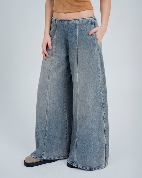 JEAN WIDE LEG TALLE ALTO ZOE
