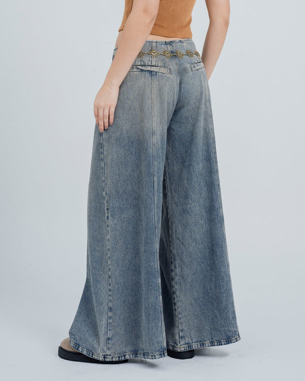 JEAN WIDE LEG TALLE ALTO ZOE