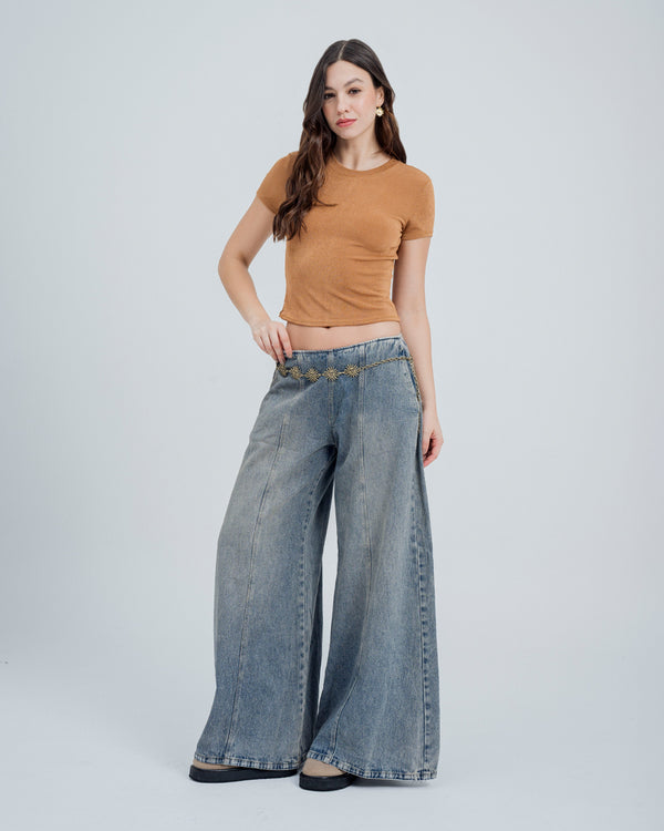 JEAN WIDE LEG TALLE ALTO ZOE