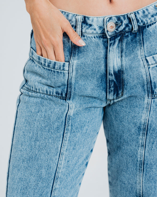 JEAN FLARE TALLE MEDIO HILA