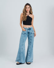 JEAN FLARE TALLE MEDIO HILA