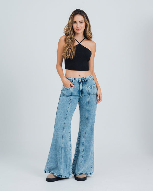 JEAN FLARE TALLE MEDIO HILA