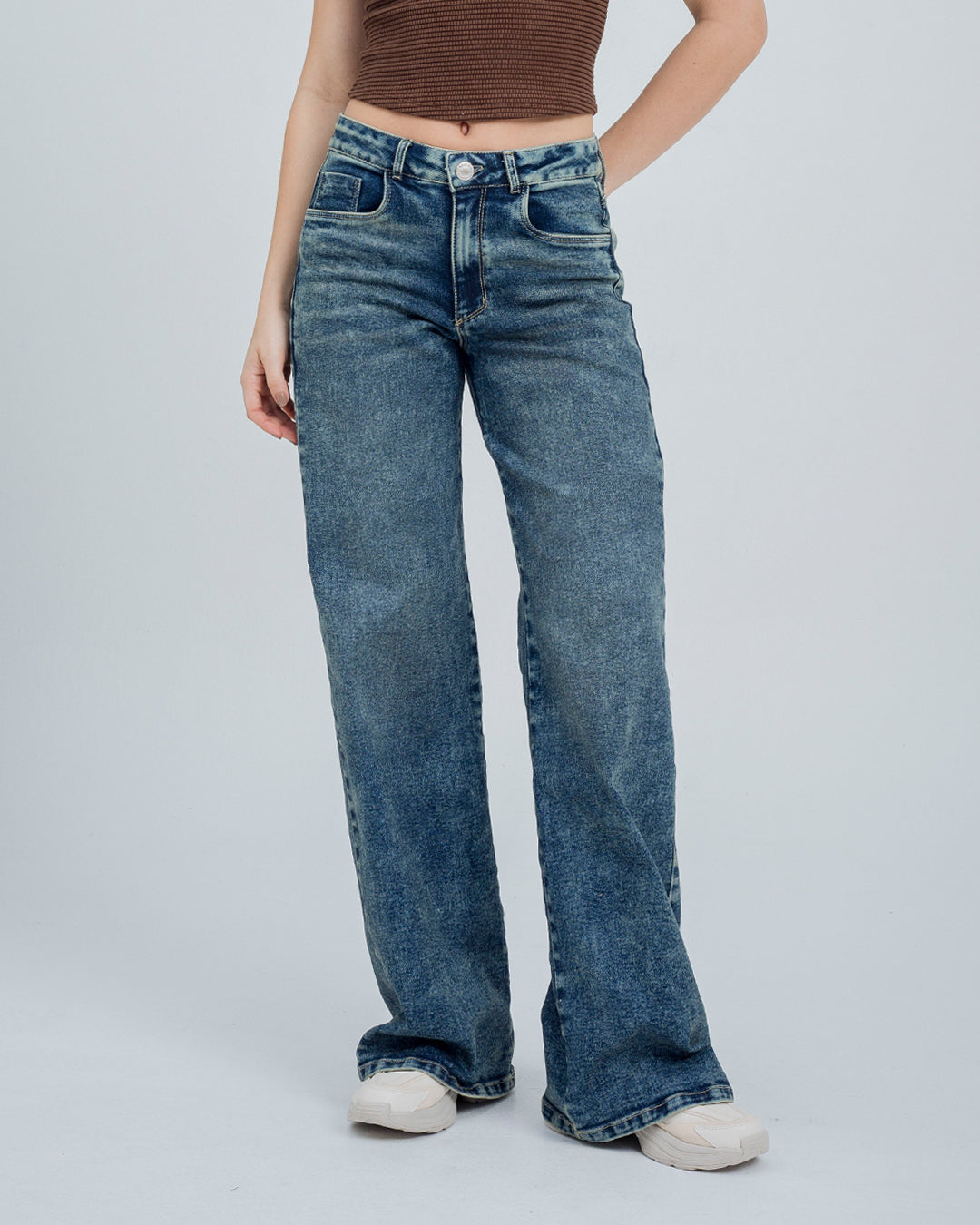 JEAN WIDE LEG TALLE ALTO DANA
