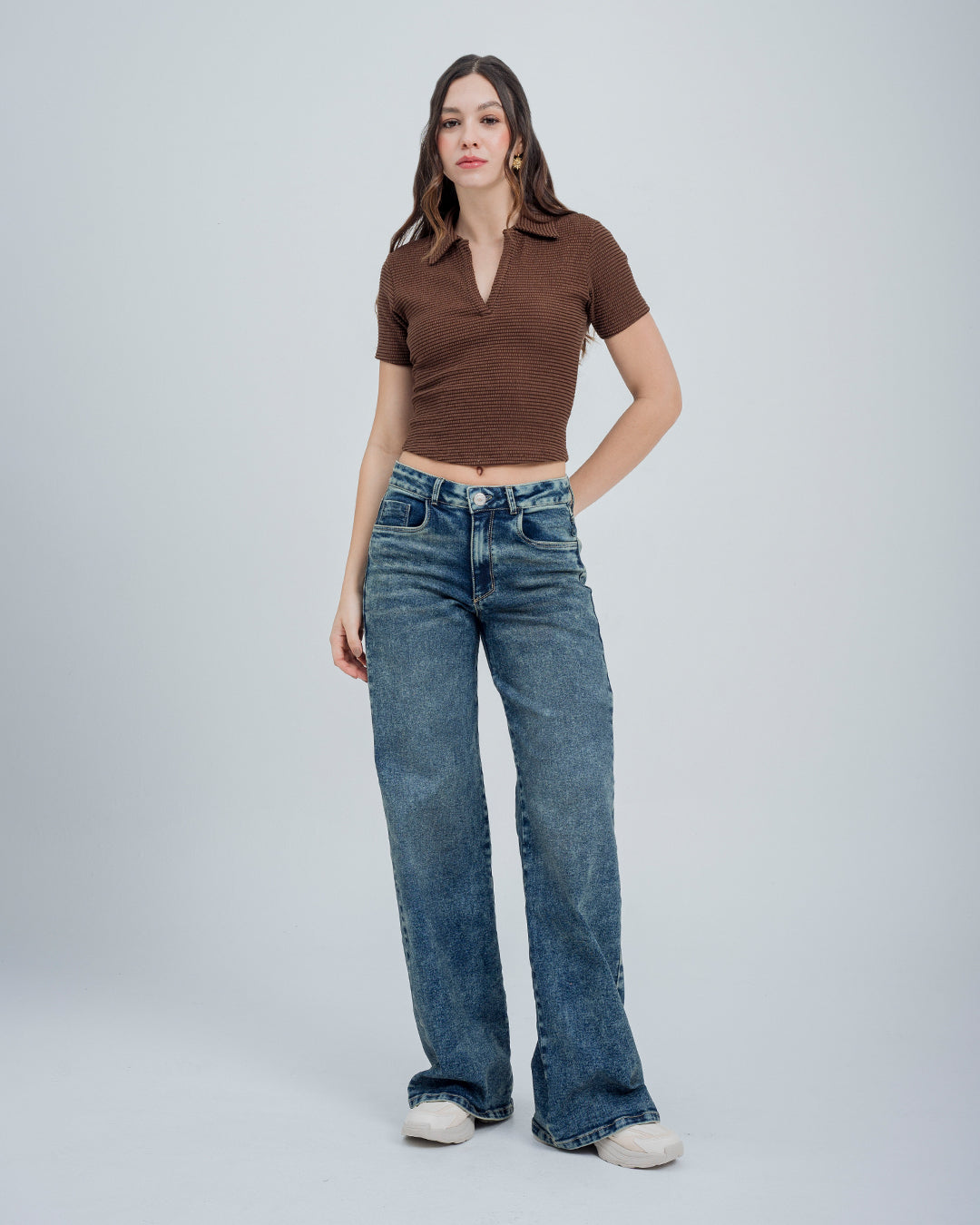 JEAN WIDE LEG TALLE ALTO DANA