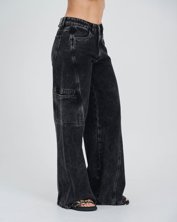 JEAN WIDE LEG TALLE ALTO MANDI