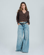 JEAN WIDE LEG TALLE ALTO OLIVER