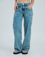 JEAN WIDE LEG TALLE ALTO CLOE