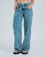 JEAN WIDE LEG TALLE ALTO CLOE