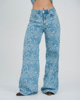 JEAN WIDE LEG TALLE ALTO BLOM