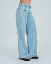 JEAN WIDE LEG TALLE ALTO ARANA