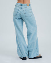 JEAN WIDE LEG TALLE ALTO ARANA