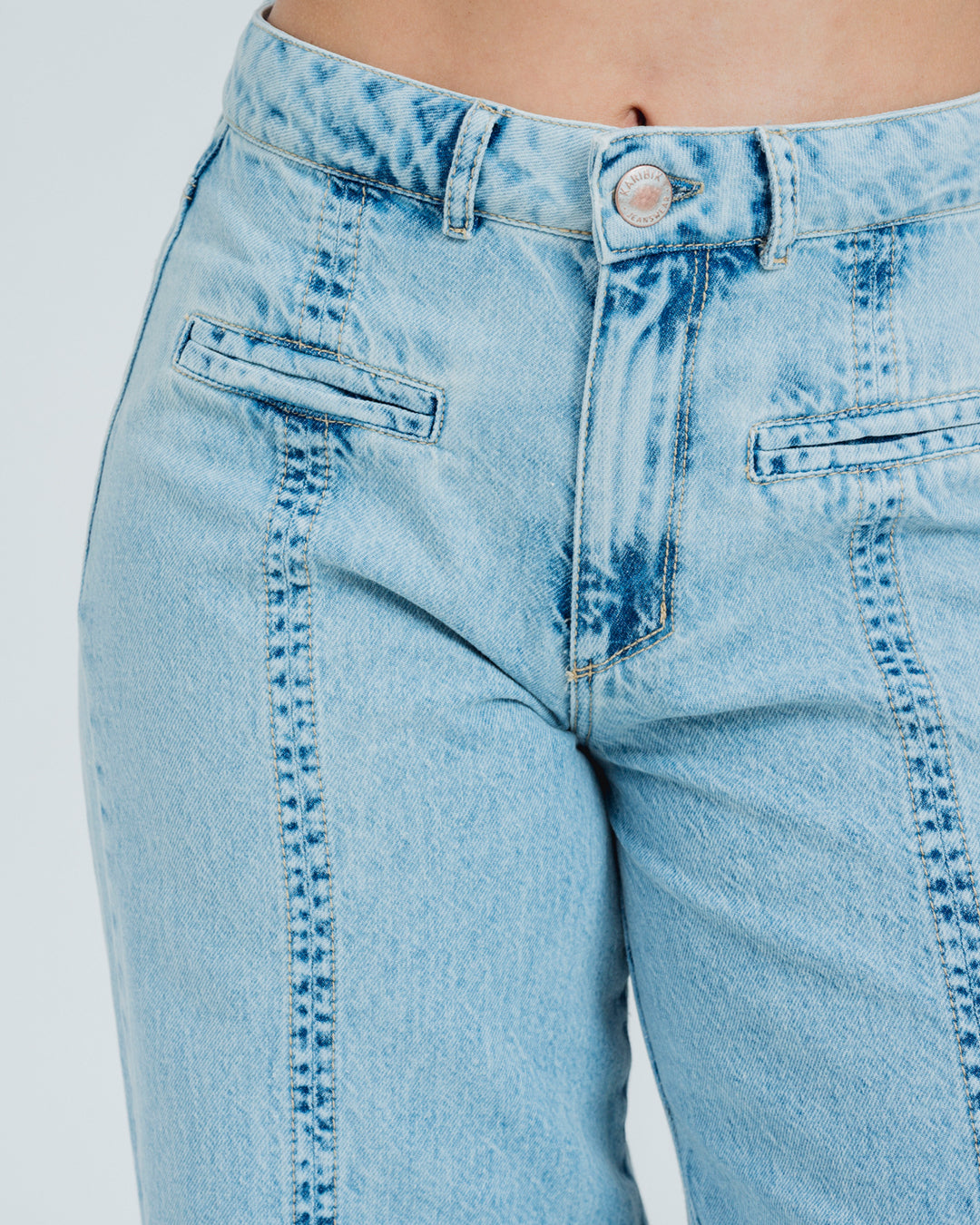 JEAN WIDE LEG TALLE ALTO ARANA