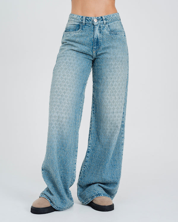 JEAN WIDE LEG TALLE ALTO VIRI