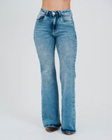 JEAN FLARE TALLE ALTO BRASS
