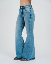 JEAN FLARE TALLE ALTO BRASS