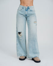JEAN WIDE LEG TALLE ALTO ELY
