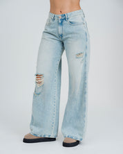 JEAN WIDE LEG TALLE ALTO ELY