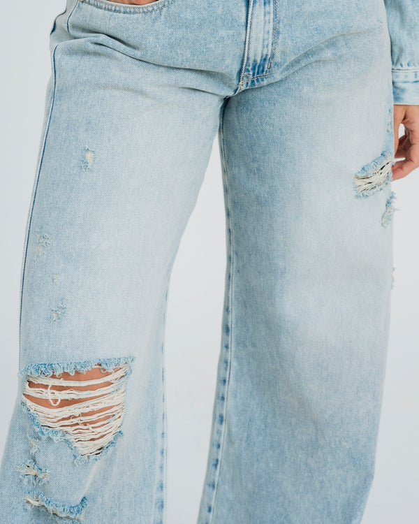 JEAN WIDE LEG TALLE ALTO ELY