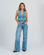 JEAN WIDE LEG TALLE ALTO RIUYI