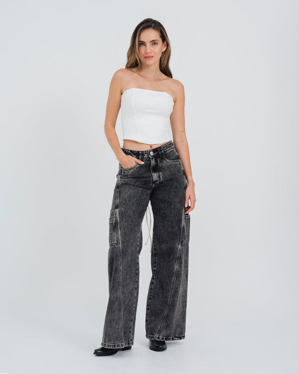 JEAN WIDE LEG TALLE ALTO MADI