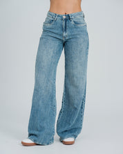 JEAN WIDE LEG TALLE ALTO RISORT