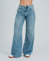 JEAN WIDE LEG TALLE ALTO RISORT