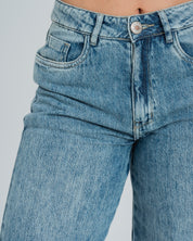 JEAN WIDE LEG TALLE ALTO RISORT