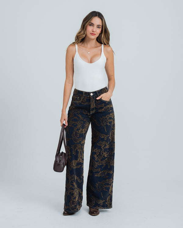 JEAN WIDE LEG TALLE ALTO MOTHI