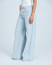 JEAN WIDE LEG TALLE ALTO BRILA