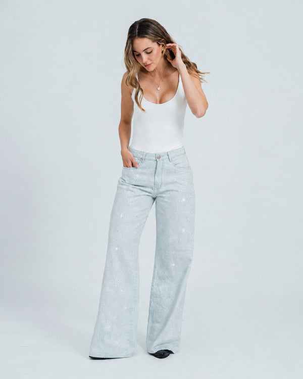JEAN WIDE LEG TALLE ALTO BRILA