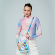 BLUSA AJUSTADA LARGO MEDIO MANGA LARGA N