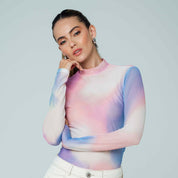 BLUSA AJUSTADA LARGO MEDIO MANGA LARGA N