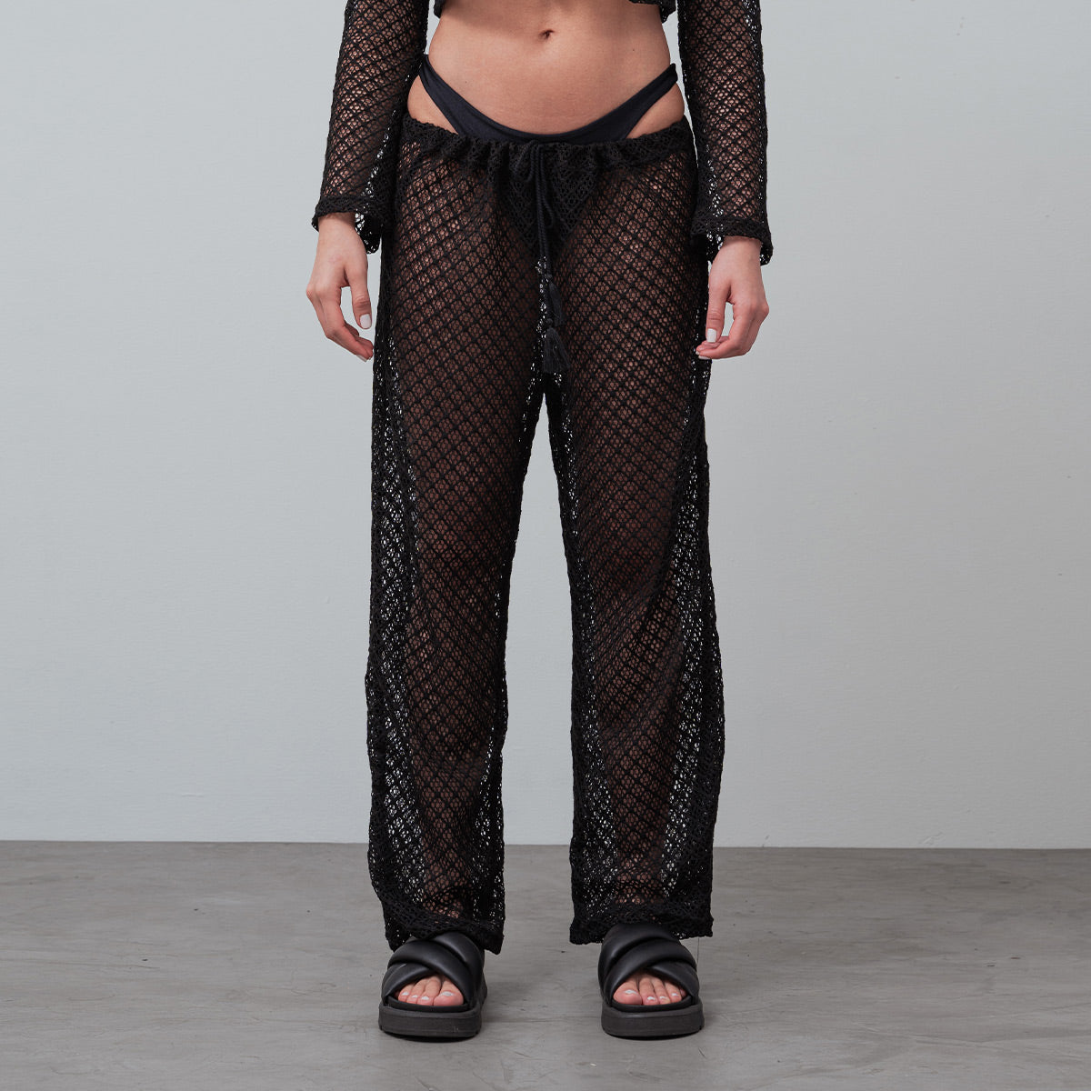 PANTALON BOTA AMPLIA TALLE MEDIO CROCHE