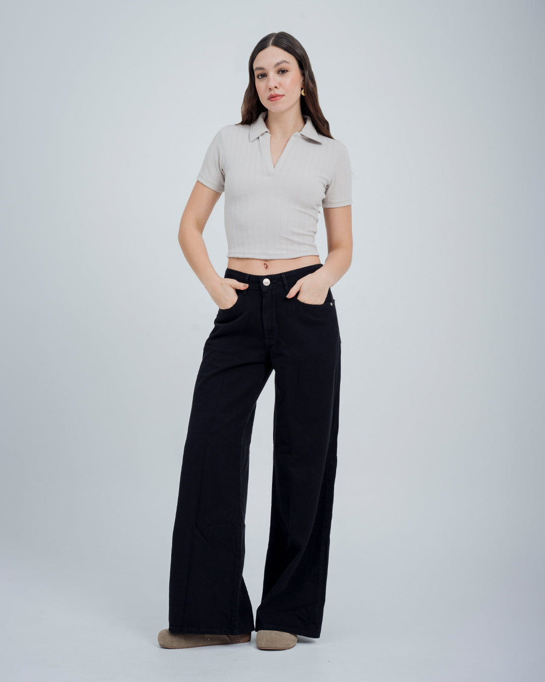 PANTALON WIDE LEG TALLE ALTO TRUNE