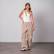 PANTALON PARACHUTE TALLE MEDIO TRISTA