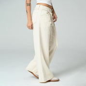 PANTALON WIDE LEG TALLE ALTO TIERO