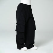 PANTALON PARACHUTE TALLE MEDIO MARE