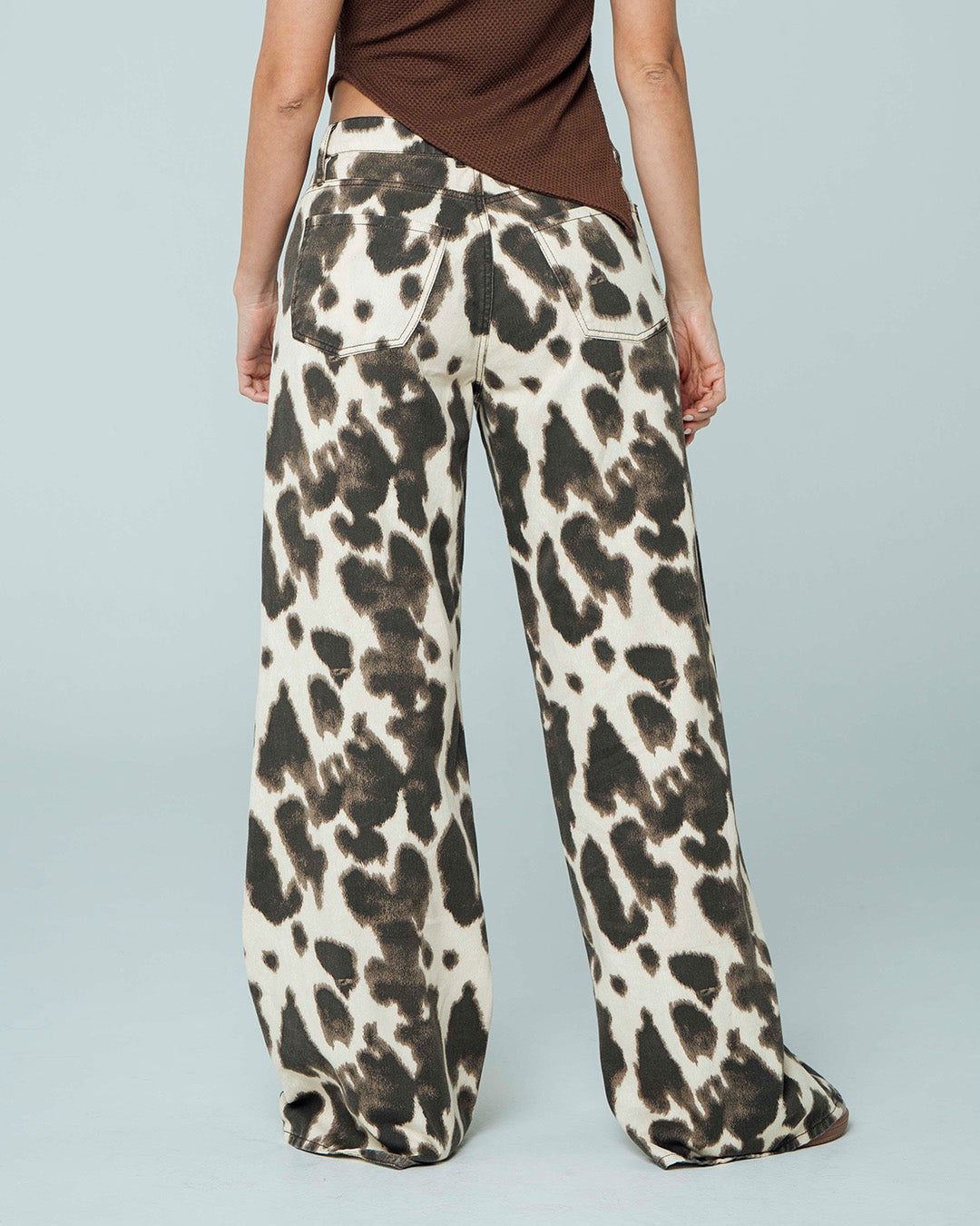 PANTALON WIDE LEG TALLE ALTO COWLOV