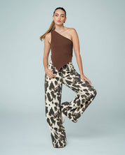 PANTALON WIDE LEG TALLE ALTO COWLOV