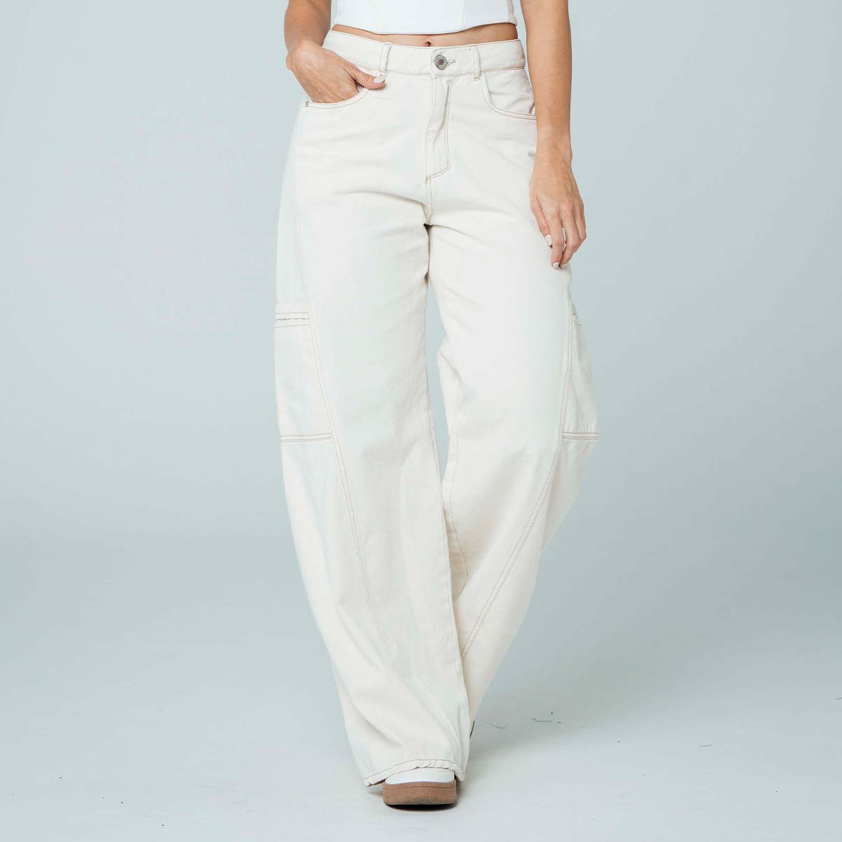 PANTALON WIDE LEG TALLE ALTO GEORGI
