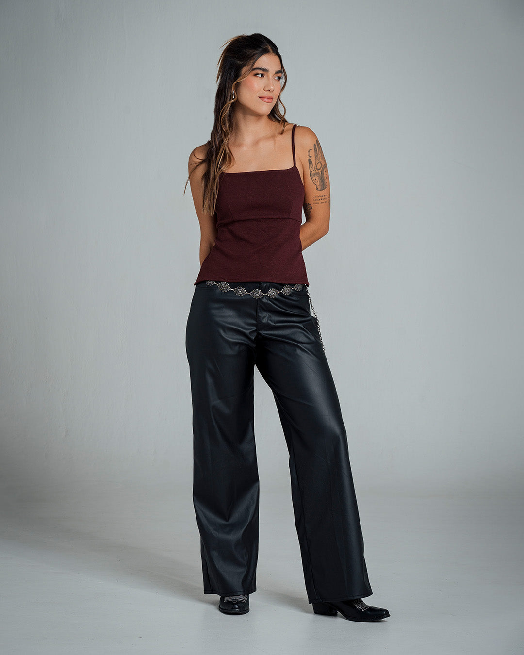 PANTALON BOTA AMPLIA TALLE ALTO CERO