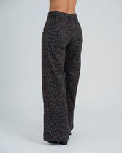 PANTALON WIDE LEG TALLE ALTO LEOPI